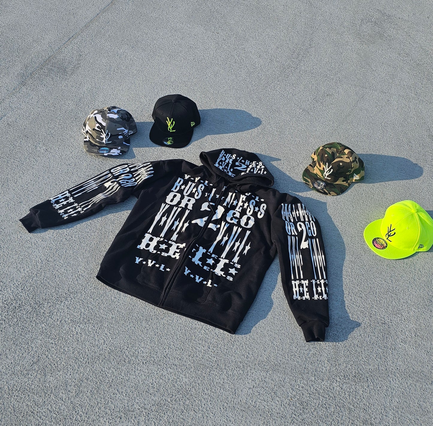 Back2Business Zip-Up Hoodie