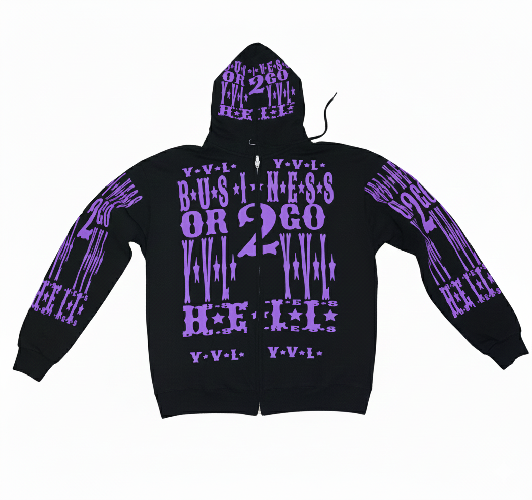 YVL Business Zip-Up Hoodie