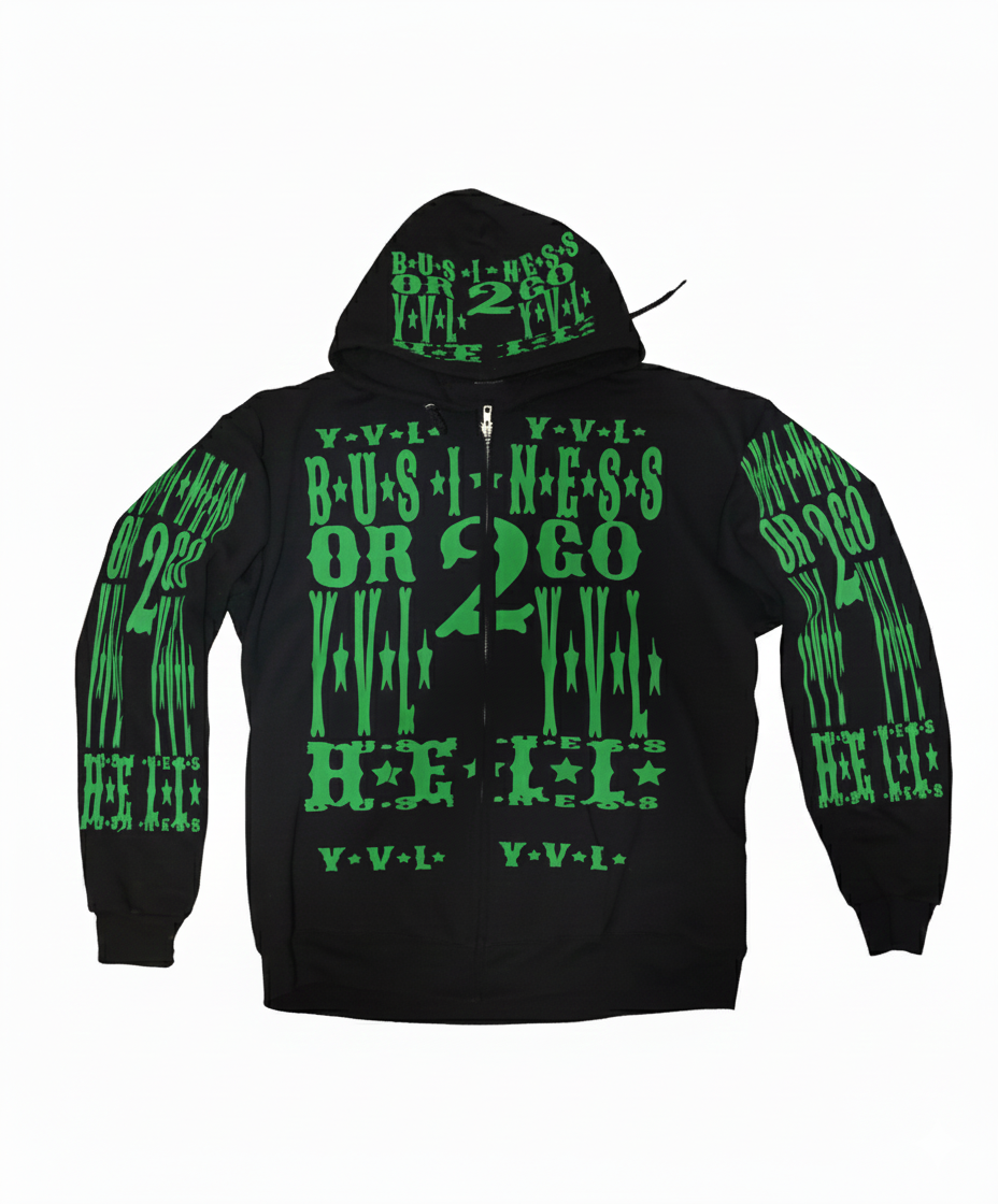 YVL Business Zip-Up Hoodie