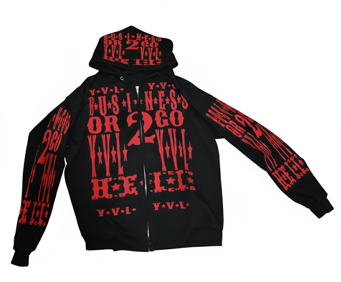 YVL Business Zip-Up Hoodie