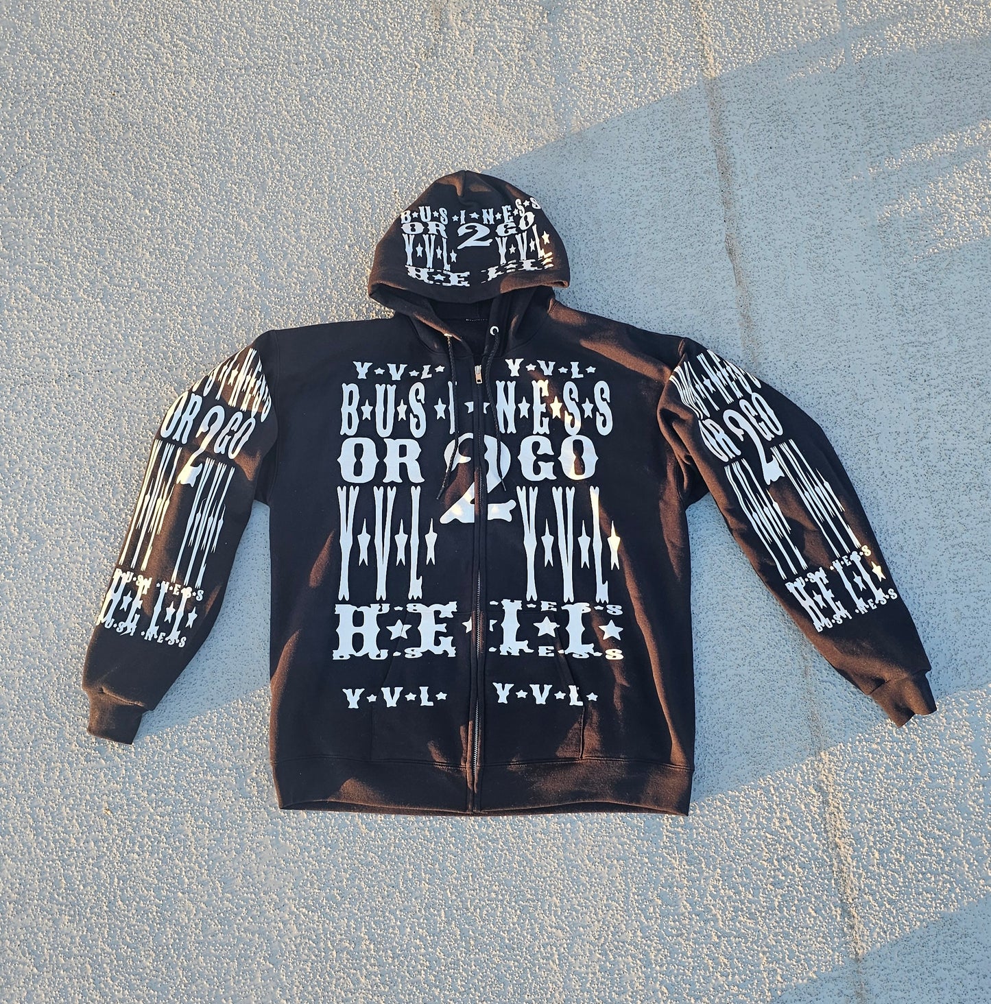 Back2Business Zip-Up Hoodie